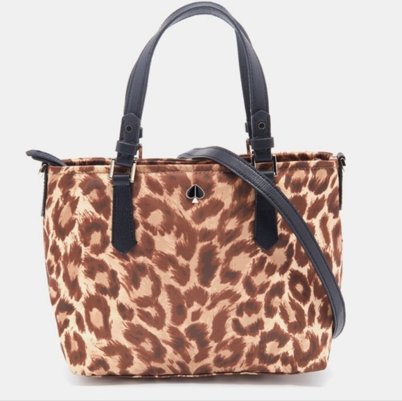 NWOT Kate Spade New York Taylor Leopard Small Crossbody Tote Bag - Picture 2 of 5